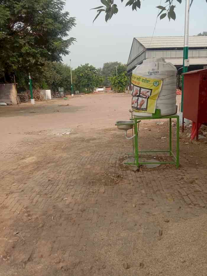 Covid-19 pandemic- Administration to install special foot operating handwashing kiosk in grain markets