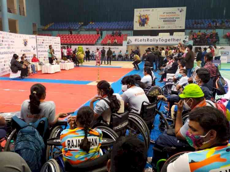 Tokyo 2020 Paralympic stars in action at 4th National Para-Badminton C'ships