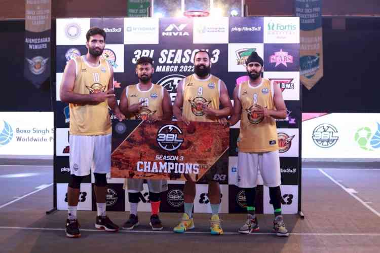 Ahmedabad Wingers beat Lucknow Ligers, retain 3BL Men's title