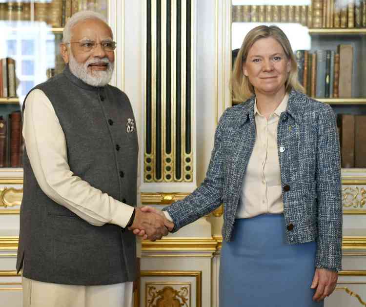 PM Modi, Swedish counterpart Andersson discuss deepening bilateral cooperation