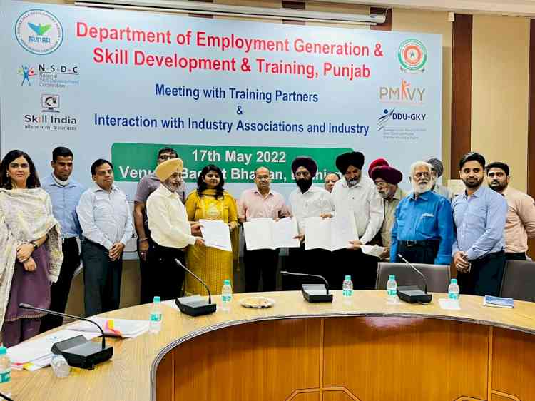 Interactive workshop with training partners working under skill schemes of Punjab Skill Development Mission 
