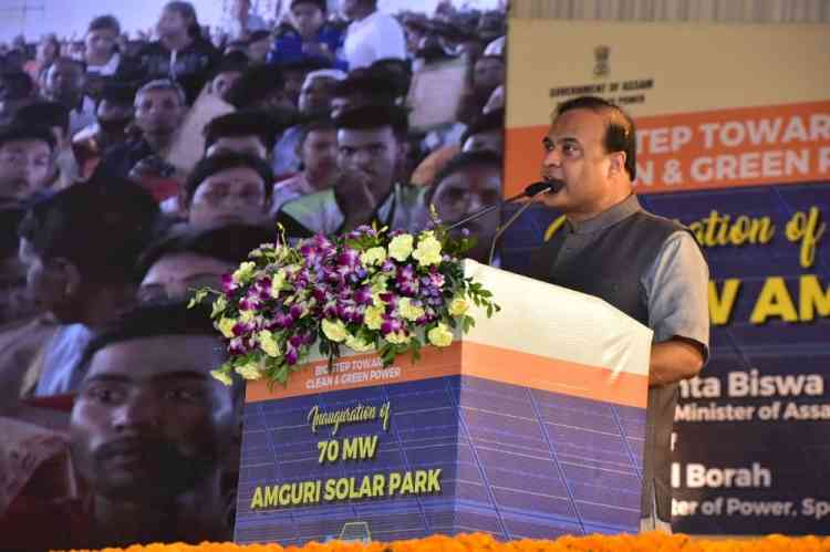 NE India's biggest solar power plant comes up in Assam's Sivasagar