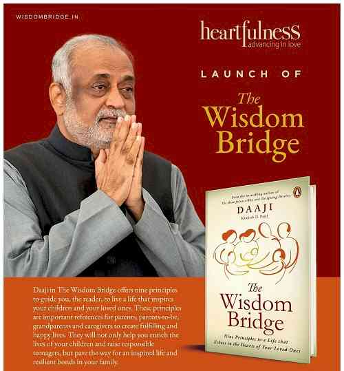 New Book ‘The Wisdom Bridge’ by Daaji Brings Focus on Family Resilience, Raising Happy Children and Responsible Teenagers