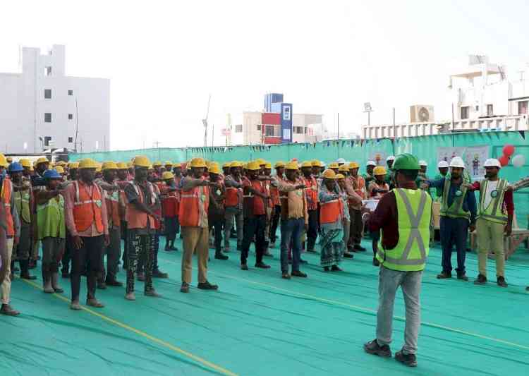 Taking a pledge towards Safety, Navin’s organizes Awareness Camp in presence of 300 workers on 52nd National Safety Day