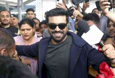 'Naatu Naatu is the nation's song,' says Ram Charan upon return from the Oscars