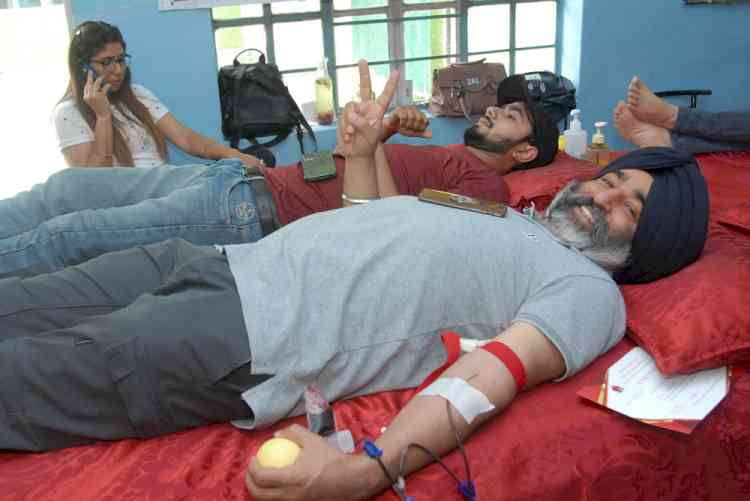 MNOA Chandigarh holds blood donation camp to mark National Maritime Week