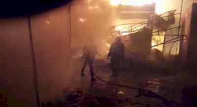 4 garment shops, 20 stalls gutted in Sarojini Nagar fire