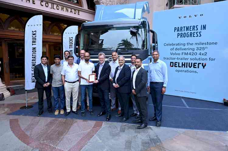 Volvo Trucks India & Delhivery continue to drive progress in Express Logistics