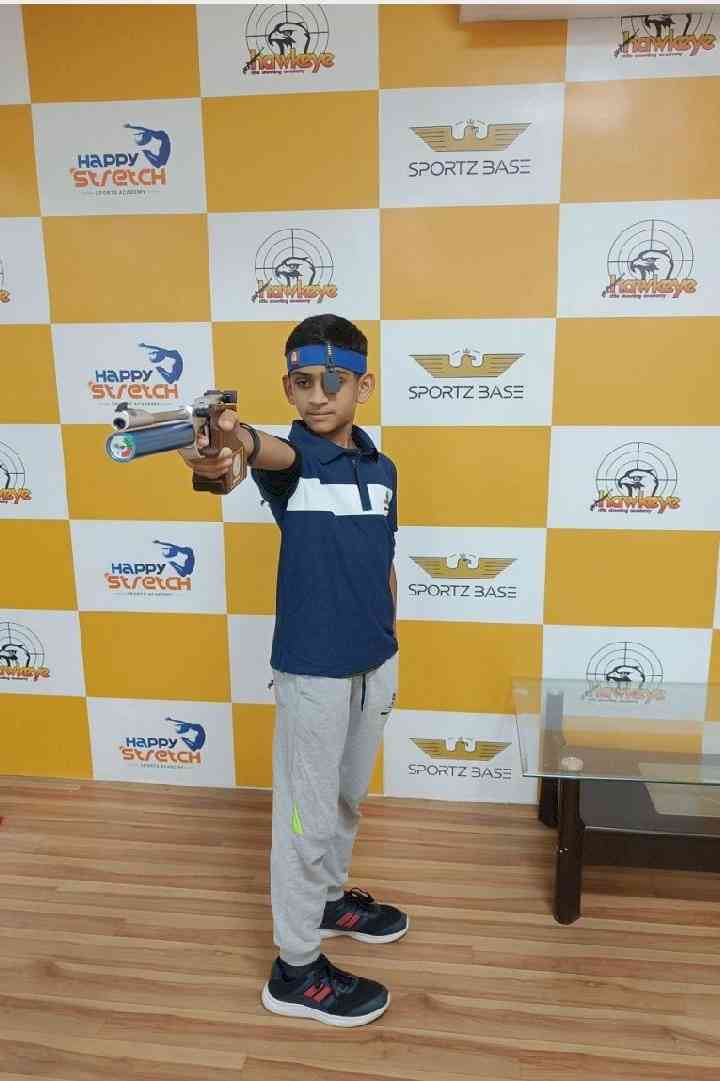 Student from Orchids The International School wins a gold medal in the State Shooting Championship