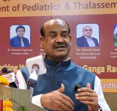 To eradicate thalassemia, LS Speaker urges all MPs to start screening programmes