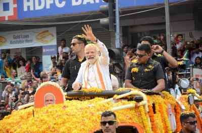 K'taka polls: PM Modi urges people to vote in large numbers for BJP