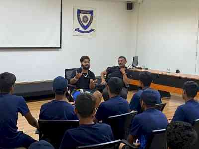 Pant interacts with U16 players, BCCI posts photos