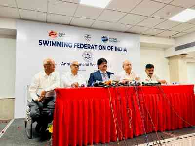 Jayaprakash re-elected unanimously as President of Swimming Federation of India