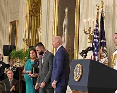 Biden honours Indian-origin NYPD cop with Presidential Medal of Valor