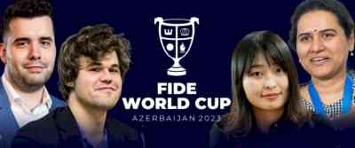 FIDE World Cup: Young Indians Gukesh, Pragg join Carlsen, Humpy and Ju Wenjun in lineup