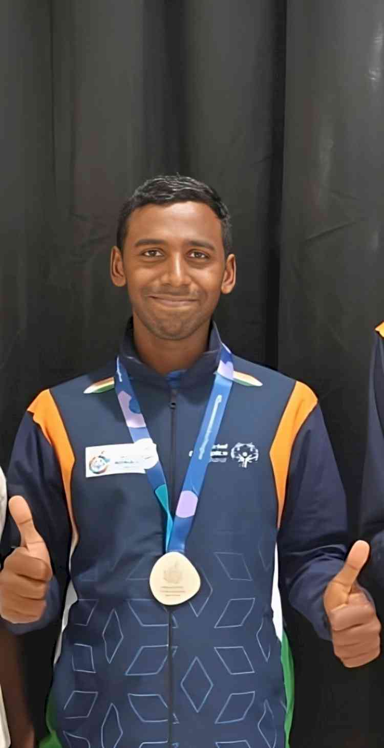 Dinesh Kumar wins silver medal at the Special Olympics World Games Berlin 2023