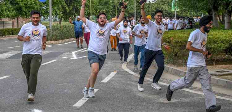 The Institute of Chartered Accountants of India Ludhiana Chapter organised marathon to commemorate its 75th Foundation Day