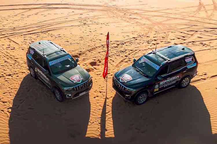 Mahindra Scorpio-N becomes the fastest production vehicle to cross the Daunting Simpson Desert in Australia