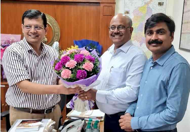 IKGPTU Vice Chancellor Dr. Susheel Mittal met Chief Secretary Anurag Verma