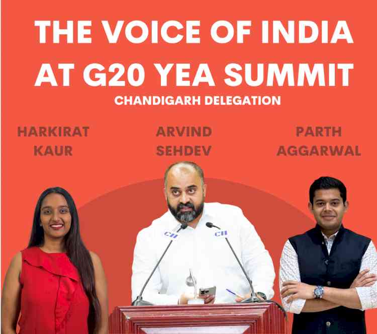 G20 YEA DELEGATION FROM CHANDIGARH SET TO MAKE WAVES AT G20 SUMMIT IN NEW DELHI