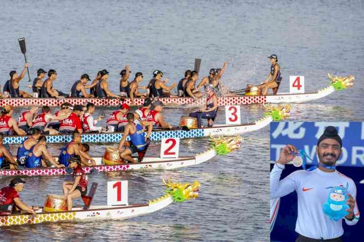 LPU’s BPEd student won two medals at Dragon Boat World Cup- 2023 held in China