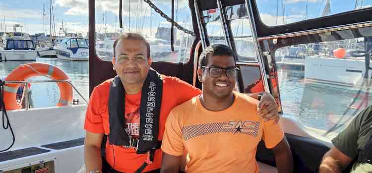 Navi Mumbai boy Anshuman Jhingran becomes youngest person in World to Cross North Channel