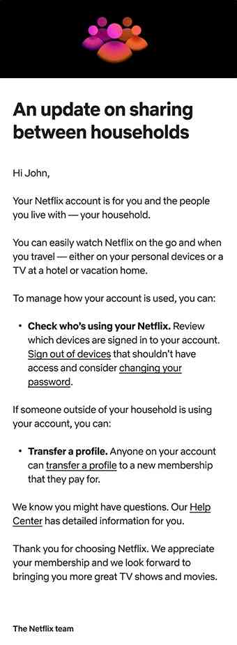 Netflix ends password sharing in India