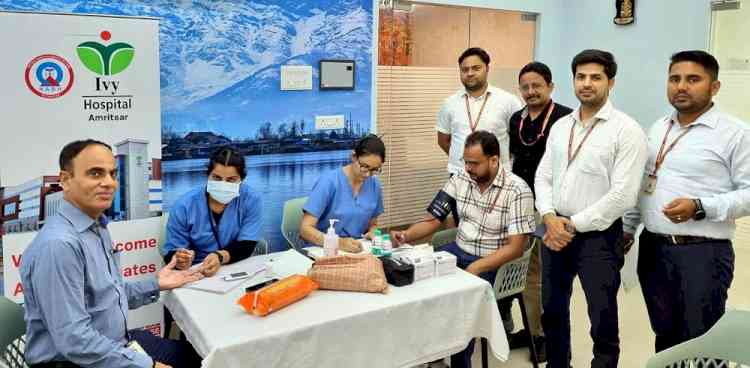 67 examined in health camp at PNB Zonal Office Amritsar