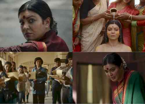 Sushmita as transgender activist Shreegauri Sawant is courageous quest of triumph in Taali teaser