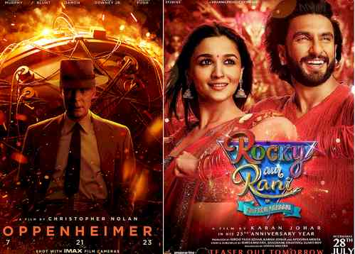 'Oppenheimer', running on far fewer screens, leads 'Rocky Aur Rani' in box-office race