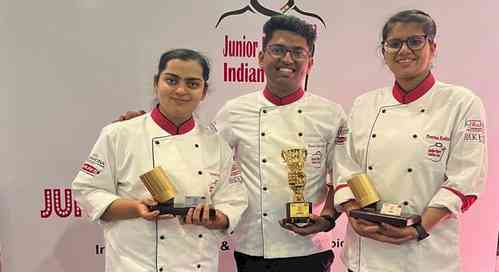 Chef Prerna Kothari and Chef Syed Sadia win the Junior Pastry Indian Cup 2023