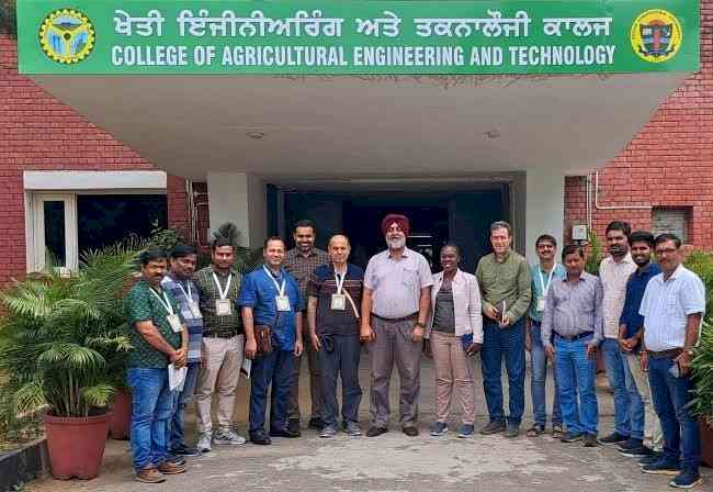 Hyderabad delegation visits PAU to study farm mechanization