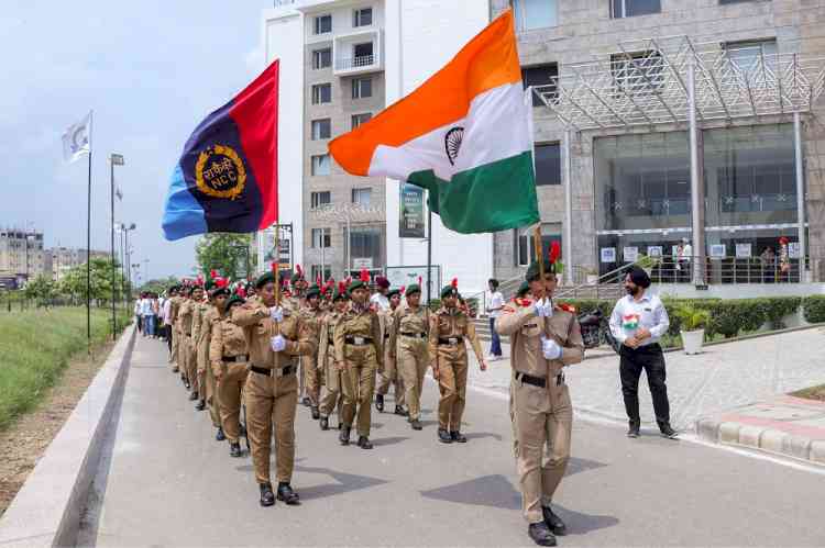 CT University Marks 77th Independence Day Celebrations with Vigor and Fervor