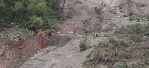 Seven buried alive in mudslide in Himachal