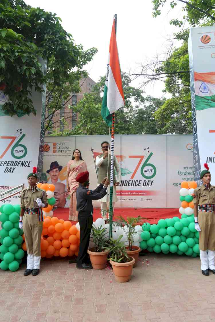 LPU celebrated India’s 77th Independence Day at its campus