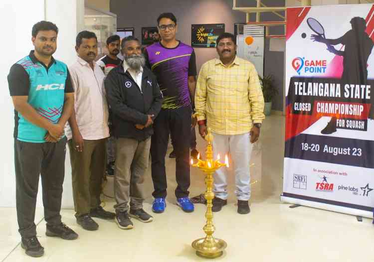 Close to 100 players to compete in Gamepoint Telangana State Squash Championship 