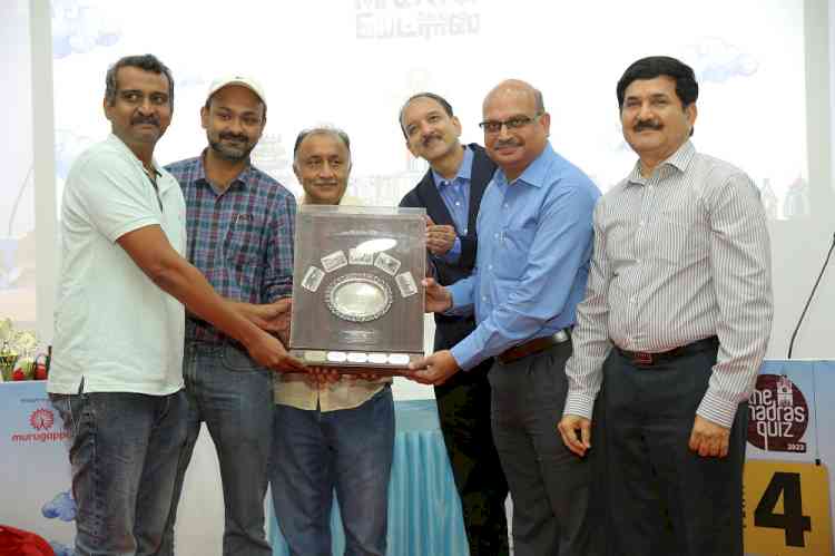 Madras Quiz winners take home gift hampers, electronics, backpacks