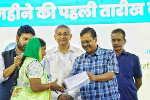 After 13 years, MCD employees receiving salaries on 1st day of month: Kejriwal