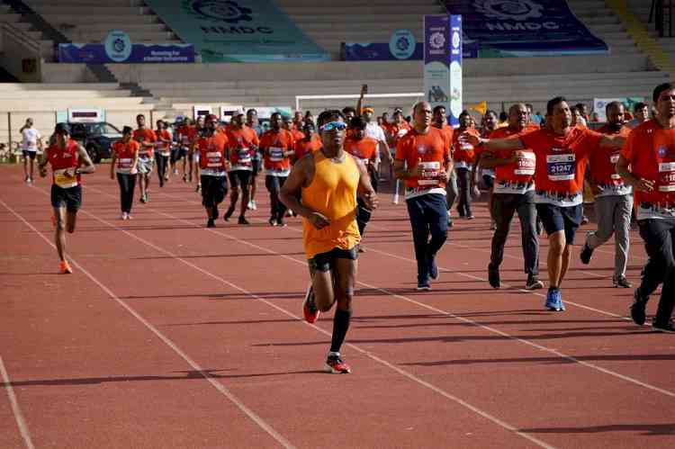 The 12th Edition of NMDC Hyderabad Marathon Powered by IDFC First Bank held