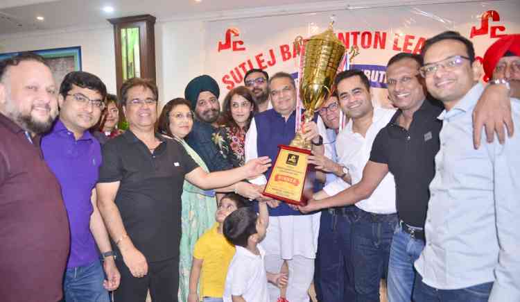 Kohinoor Super Kings wins Sutlej Badminton League 2.0; MP Aroa presides over prize distribution 