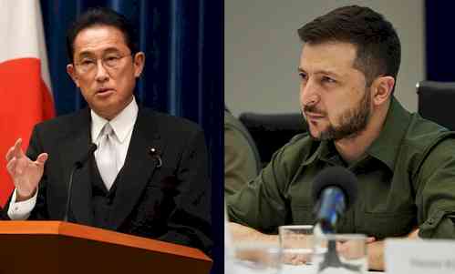 Zelensky, Kishida discuss security guarantees over phone