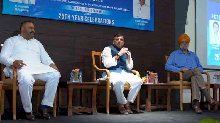 Inspiring the Next Generation: Sanjay Singh Urges Youth to Embrace Politics for a Better Tomorrow at PCTE's 25th Year Celebration