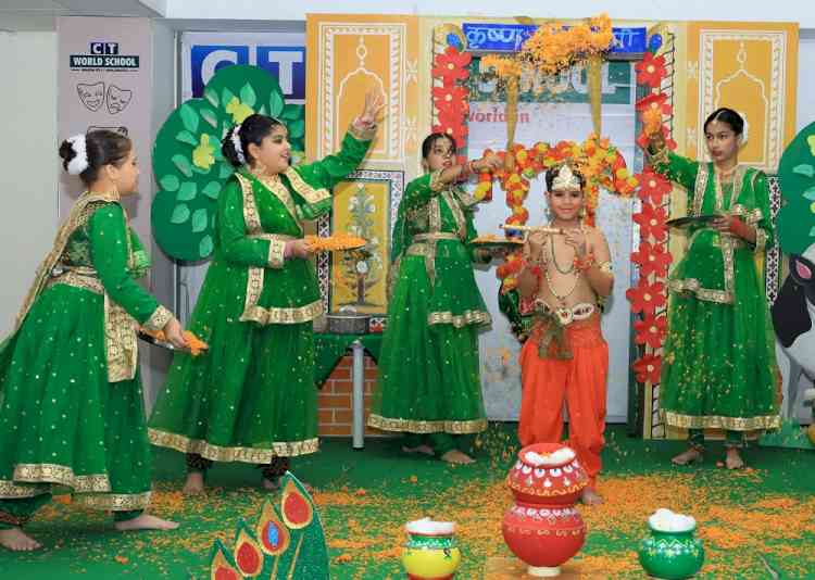 CT World School's Janmashtami Celebration Reverberates with Vibrant Traditions