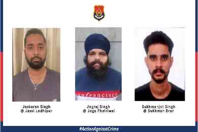 Punjab police nabs 3 shooters of Pak-based terrorist Rinda while trying to flee the country