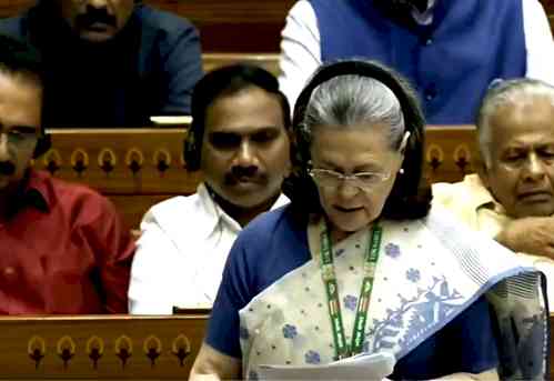 'Was Rajiv Gandhi's dream': Sonia supports Women's Reservation Bill, seeks OBC inclusion