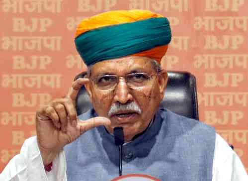 This is the original copy of Constitution: Meghwal on 'secular, socialist' words missing