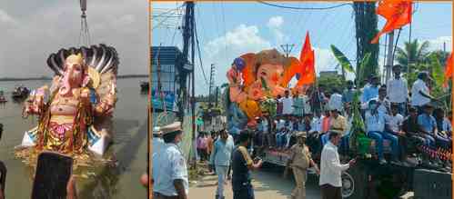 Two die during Ganesh immersion procession in Hyderabad