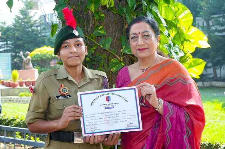 KMV’s NCC Cadet Amarjeet Kaur showcase outstanding performance at National Level All India Thal Sainik Camp 2023