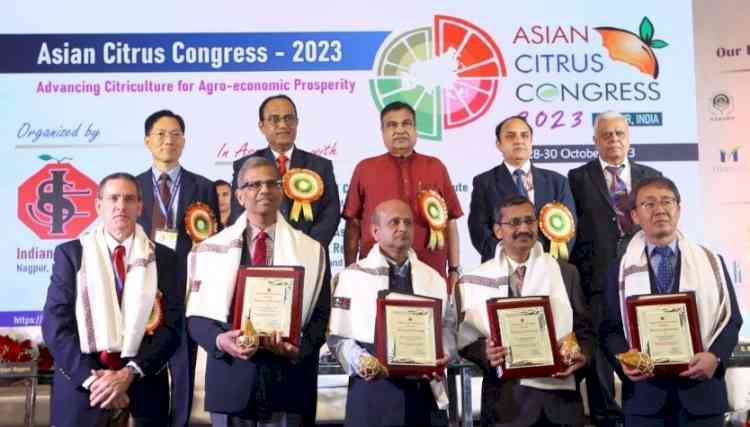 IIT Roorkee's Prof. Ashwani Kumar Sharma Awarded Prestigious Honorary Fellowship at Asian Citrus Congress-2023