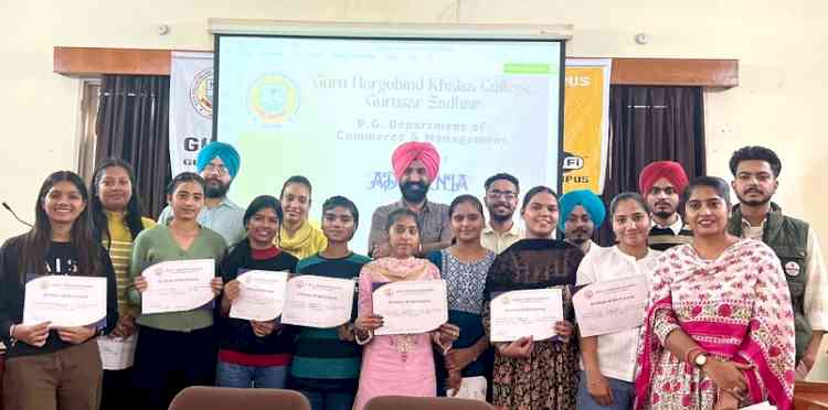 Guru Hargobind Khalsa College organised Ad-Mania competition 